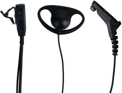 Motorola Xpr 6550 Earpiece, D Shape Surveillance Ear piece Headset with Ptt Mic for Motorola 2 Way Radio Walkie Talkie XPR7550 XPR6350 XPR7350 755...