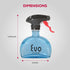 Evo Glass Oil Sprayer, Non-Aerosol for Olive Oil, Cooking Oils, and Vinegars, Blue, 6-Ounce Capacity...