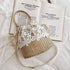 Beach Purse Women's Crossbody Straw Bag Woven Beach Shoulder Handbag Summer Boho Purse with Leather Strap for Women...