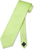Vesuvio Napoli NeckTie Solid LIME GREEN Color Men's Neck Tie...
