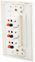Premium 3 Speaker Wall Plate, Speaker Plug, Supports 3 Speaker Configurations, Speaker Port for Wall Speaker Wire, Speaker Wire in Wall, Wire Wall...