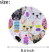 Funny Animal Mouse Pad Cute Nature Wildlife Animal Gift Cool Animal Design Non-Slip Rubber Base Mouse Pad for Laptop Computer (Wildlife 6)...