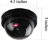 C CRYSTAL LEMON Dummy Security Camera – Realistic Set of 2 Mini Fake Security Cameras – Durable and Reliable Dummy Outdoor Camera – Battery-Operat...