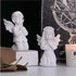 Cherubs Angels Resin Garden Statue Figurine, Adorable Angel Sculpture Memorial Statue, Indoor Outdoor Home Garden Decoration (Praying Cherub-Girl)...