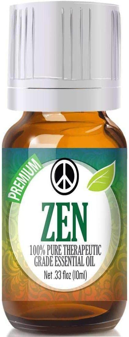 Healing Solutions Zen Blend Essential Oil - 100% Pure Therapeutic Grade - 10ml - Zen Oil - Aromatherapy Blends Oils - Aromatherapy Essential Oils...