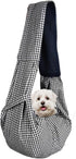 Dog Cat Sling Carrier Adjustable Strap Travel Hands Free Safe Bag Small Puppy Backpack for Outdoor Travel...