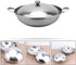 UPKOCH Stainless Steel Hot Pot Pan: 22cm Metal Shabu Shabu Hot Pot Stir Fry Pan Non Stick Hot Pot with Lid and Handle for Kitchen Cooking...