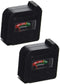 2Pcs Black Bt-860 Battery Tester Checker Battery Volt Tester Monitor Electrical Equipment for 9v 1.5v Button Cell - Nice Processed...