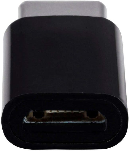 Monoprice USB-C to Micro B Adapter - Male-to-Female With Gold Plated Contacts, Compact and Portable, Black...