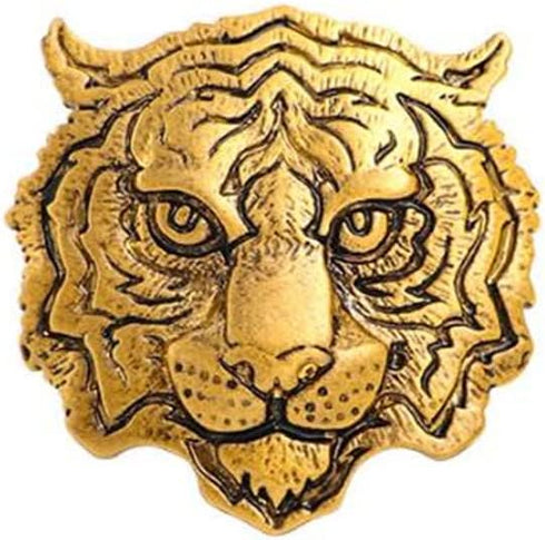 Retro Tiger Face Head Brooch Pin Metal Animal Brooches Men's Suit Shirt Badge Lapel Pins for Women Fashion Jewelry Accessories...