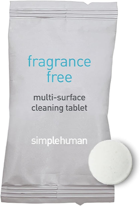 simplehuman multi-surface cleaning tablets, fragrance free, 12 tablets (yields 6 oz cleaner each)...