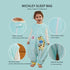 Baby Must Haves Baby Blankets Split Leg Sleeping Bag Unisex 1-3 Years Old Polyester Wearable Blanket Toddler Sleeping Bag Sack Light Blue Giraffe ...