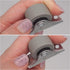 (Pack of 8) 1"" / (25 mm) Small Wheel Castors Rubber Wheels for Furniture Not Swivelling Non-Plastic Casting Device & Equipment Small Wheel Caster...
