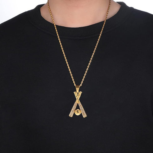 Gold Baseball Necklaces for Boys Baseball Bat Cross Necklace Baseball Chain Pendant Necklace for Men Women Sports Hiphop Necklace Baseball Lovers ...