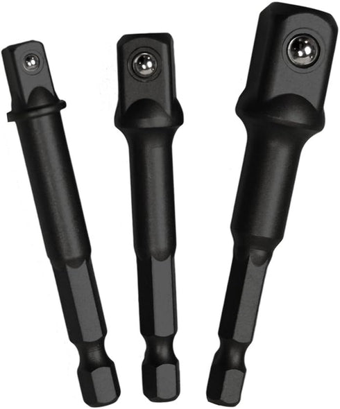 Century Drill & Tool 68584 Impact Pro Square-Drive Socket Adapter Set, 3-Piece...