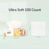 Disposable Face Towel, Ultra Soft Thick Wash Cloths for Adults and Baby, 100% Cotton Dry Wipes for Washing and Drying, 200 Count Facial Tissue for...