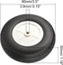 Fielect 3.5 inch RC Model Airplane Super Light Sponge Tire Tail Wheel Tire and Wheel Sets for RC Car Airplane PU Sponge Tire with Plastic Hub 2 Pc...