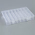 Diamond Embroidery Box Translucent Plastic Storage Organizer with 24 Mini Compartments Grids DIY Jewelry Bead Gem Container (White)...