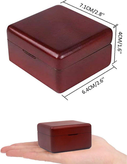 Sinzyo Music Box Vintage Musical Boxs Gift for Birthday Valentine's Day Christmas Day(Wine Red Box)...