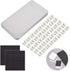 40Pcs Empty Half Pans with Magnetic Stripe Watercolor Paint Travel Tin Palette Case, Artist Paints Kits for DIY Watercolor Oils or Acrylics Painti...