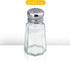 1st Choice Salt and Pepper Shakers with Stainless Tops Set of 2 (Paneled Shakers)...