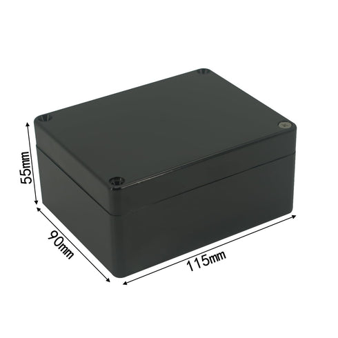 Small Plastic Outdoor Outlet Waterproof Project Box for Electronics, Watertight Electrical One Splice Junction Electric Box 4.52 x 3.54 x 2.16 inc...