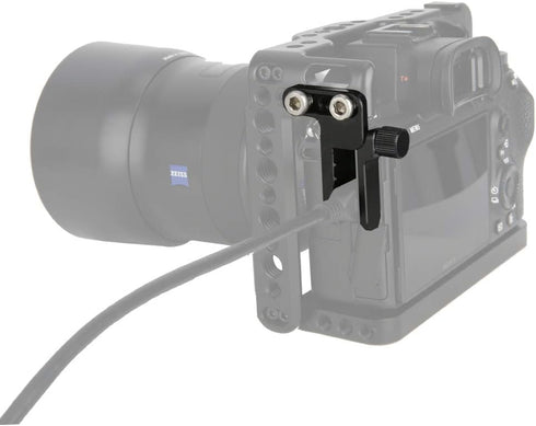 NICEYRIG Cable Clamp Lock Applicable for HDMI USB Cable, Compatible with Sony A7III A7RIII A7RIV A7II A7SII A7RII A9 Camera Cage...