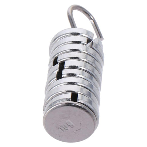 with Hanger and Case 10g Each Durable Silver Lab Slotted Mass Set High Quality Chromium-Plated Metal Slotted Weights Laboratory...
