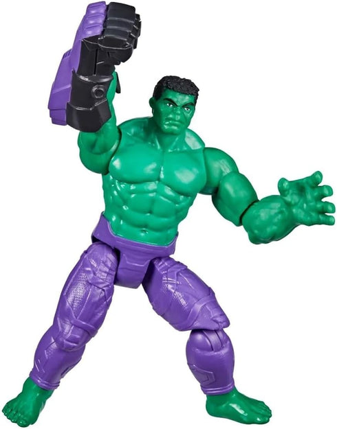 Avengers Marvel Mech Strike 6-inch Scale Action Figure Toy Hulk with Compatible Mech Battle Accessory, for Kids Ages 4 and Up, Black...