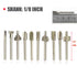 Router Bit 1/8 Inch Shank Wood Carving Router Bit Set, Rotary Tools Bits for Wood Carving, DIY Handcraft, Woodworking Carpentry Work-10 PCS...