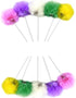 10-Pack Replaceable Cat Dangling Toy with Bell, Cat Scratching Post Cat Tree Tower Replacement Attachment Ball Toy...