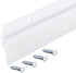 36 Inch Triple Fin Vinyl Door Sweep, White Finish – MD Building Products 05215...