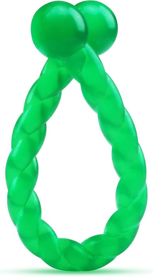 Ycozy Dog Chew Toys 11'' Long for Small/Medium Dogs/Aggressive Chewers, Rubber Puppy Dog Rope Toys Knot Dental Teething Toys Almost Indestructible...