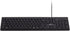 Monoprice Low-Profile Spill-Resistant Silent Keyboard – Membrane Water-Resistant Coating 10 Million Keystrokes - Workstream Collection,Black...