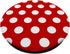Red and White Polka Dot Pattern Circle Fashion Red Polka Dot PopSockets Adhesive PopGrip...