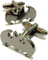 Super Hero Collection black Bat Men’s Classic Formal Occasions Cufflinks and Tie Clip Bar Set...