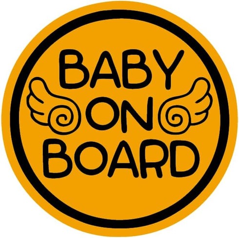TOTOMO Baby on Board Magnet - Safety Caution Decal Sign Magnets for Cars Bumpers - Baby Angel ALI-024...