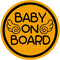 TOTOMO Baby on Board Magnet - Safety Caution Decal Sign Magnets for Cars Bumpers - Baby Angel ALI-024...