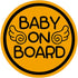 TOTOMO Baby on Board Magnet - Safety Caution Decal Sign Magnets for Cars Bumpers - Baby Angel ALI-024...