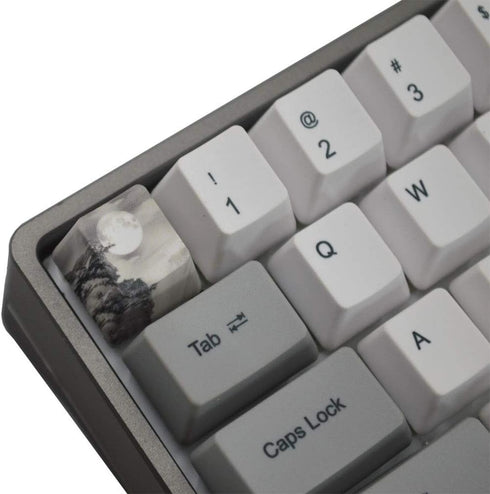 PBT 5-Sided Sublimation keycap Set OEM Highly Compatible with Cherry MX Switch Mechanical Keyboard (Jiangnan Ink)...