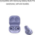 Adhiper Silicone Earbuds Replacement Buds Pro Earbuds Earmuffs Earbuds Compatible for Samsung Galaxy Buds Pro Earbuds/SML Silicone Earbuds 3 Sizes...