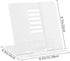 Book Stand Metal Desk Book Holder, Book Holders for Reading Hands Free, Adjustable Cookbook Documents Holder, Portable Bookstand for Music Books, ...