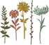 Sizzix Thinlits Die Set , Wildflower Stems #1 by Tim Holtz, 5 Pack, One Size, Multicolor 5 Piece...