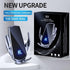 Kinetictronic Wireless Car Charger QI 15W Output Power for 3.5" - 6.5" Phone (Silver)...