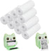 10 Rolls Kids Instant Camera Refill Print Paper, 2.2 x 1inch Camera Print Paper, BPA-Free Non-Adhesive Smooth Papers, Print Camera Accessories, Pr...