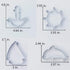 LILIAO Nautical Cookie Cutter Set - 4 Piece - Anchor, Sailboat, Rudder and Dolphin Biscuit Fondant Cutters - Stainless Steel...