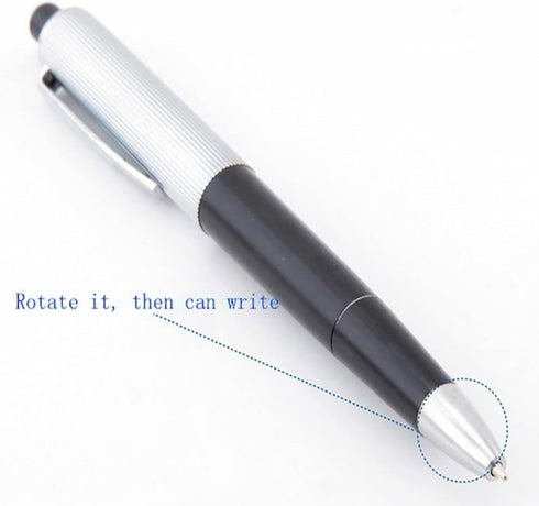 Silver Shock Pen, Interesting Surprising Prank Items, Lightweight Shocking Practical Joke Toys for Outdoor Novelty and Gag Games...