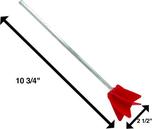 Edward Tools Paint Mixer Drill Attachment - Helix Mixer for 1 Gallon of Paint Epoxy, Resin, Silicone - Consistent Even Flow Stirrer Paddle - Works...