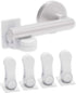 The JEM Essentials Baby Safety Door Lever Lock (4-Pack) – Childproof Latches for Cabinets, Drawers, Ovens, Toilets & Fridge – No Drilling Needed, ...