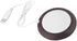 USB Cup Warmer Coaster Coffee Mug Warmer for Desk, Heating Pad Desktop Wood Grain Heat Beverage Mug Mat Tea Coffee Heater Pad for Home & Office(Da...